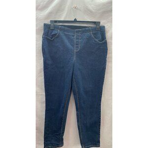 D & Co. Women's Size 16P Stretch Straight Leg Denim Jeans